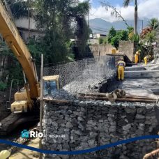 Obra de recuperação do Rio da Prata