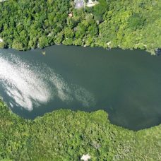 Foto aérea da Lagoinha das Taxas