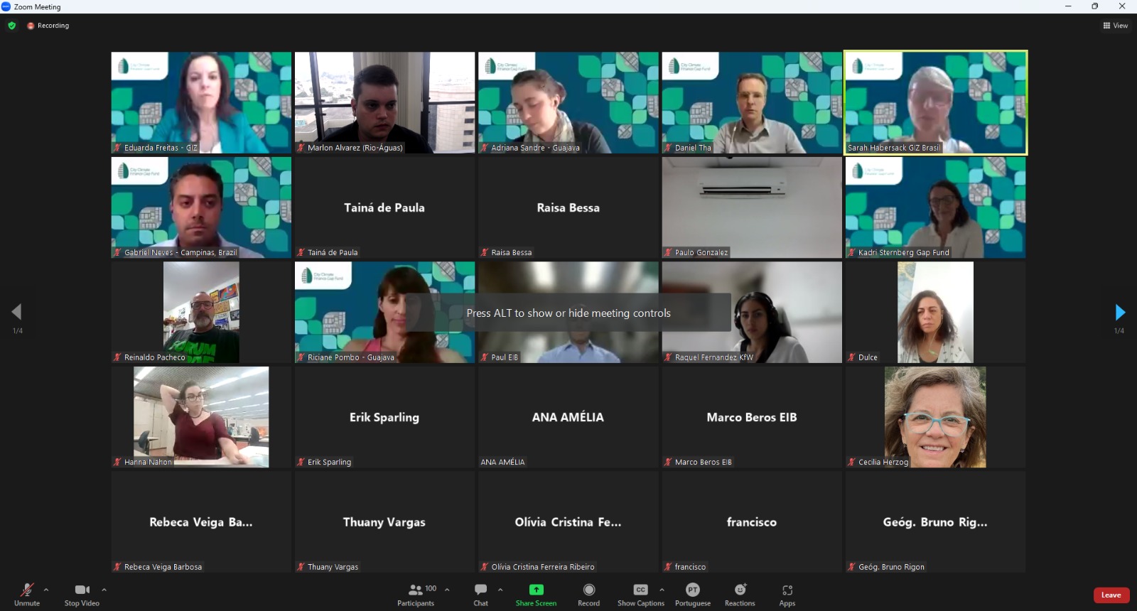 Webinar Soluções baseadas na Natureza para Cidades