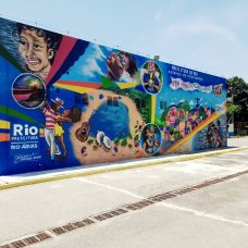 Murais de grafite pintados na Estacao de Tratamento de Agua do Piscinao de Ramos (1)