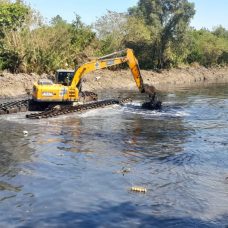 Desassoreamento do Rio Cabuçu -Pirquê