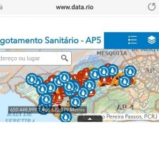 Aplicativo Sistema de Esgotamento Sanitário da AP5