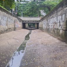 Canal de São Conrado após limpeza