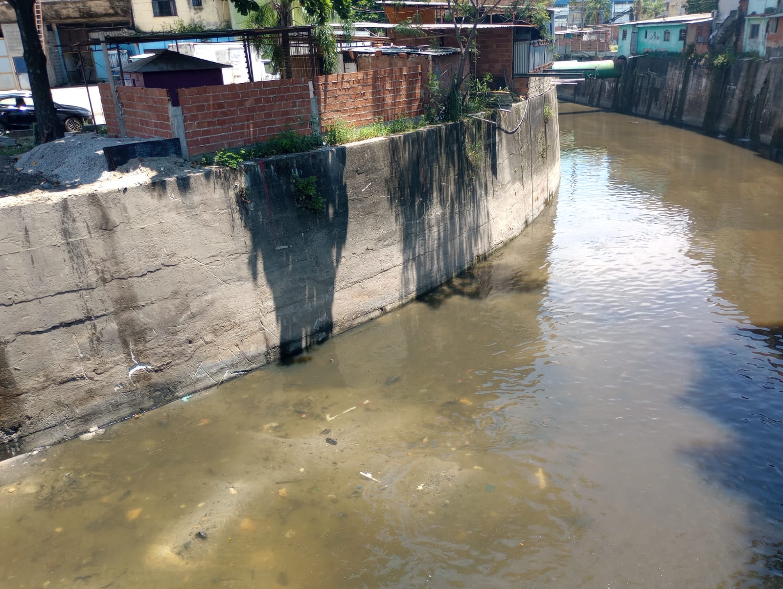 Serviços concluídos no Rio Sapopemba