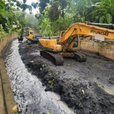 Limpeza do Rio Pavuna, na Zona Norte