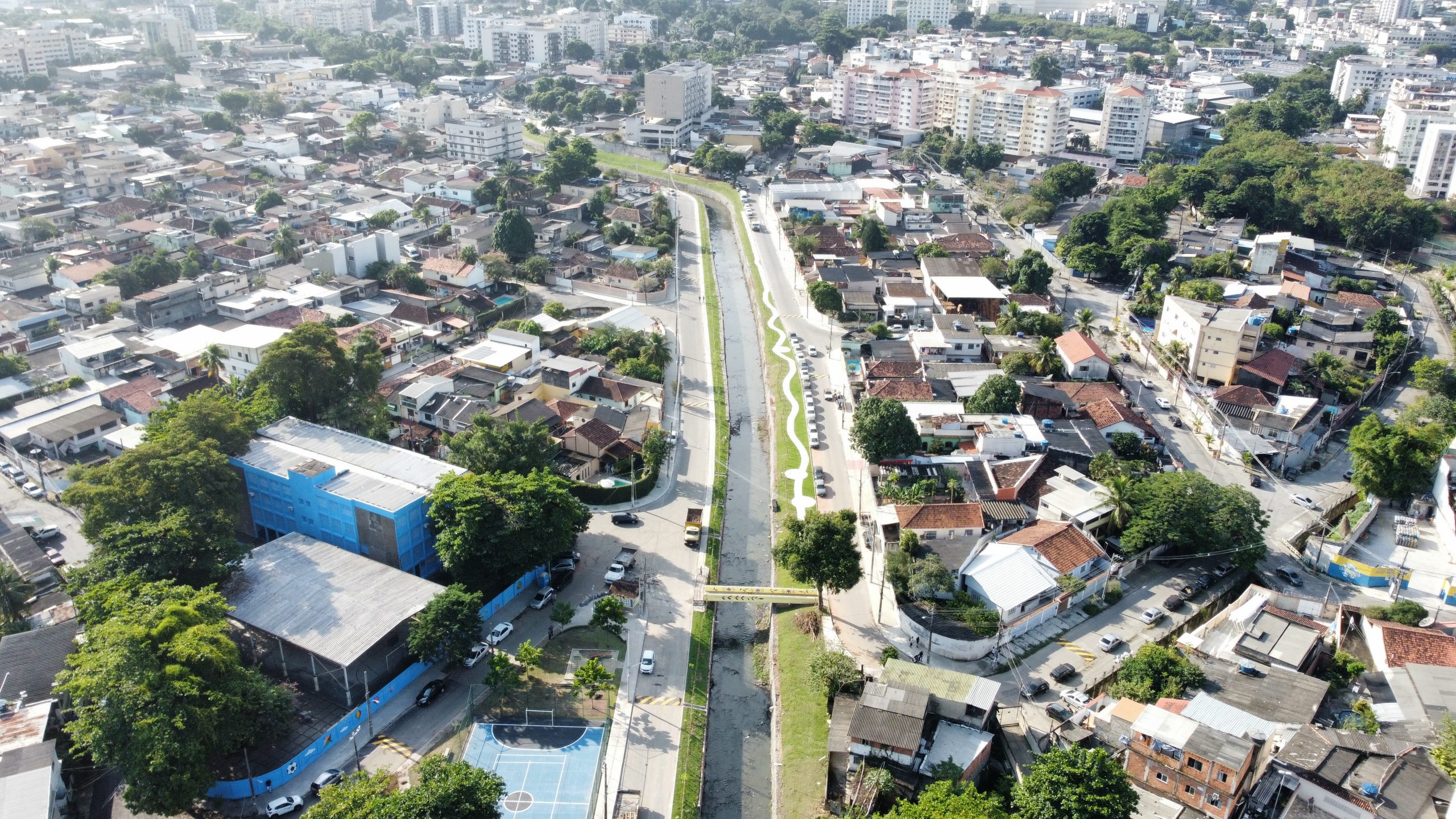 Primeiro trecho concluído do Rio Tindiba concluído