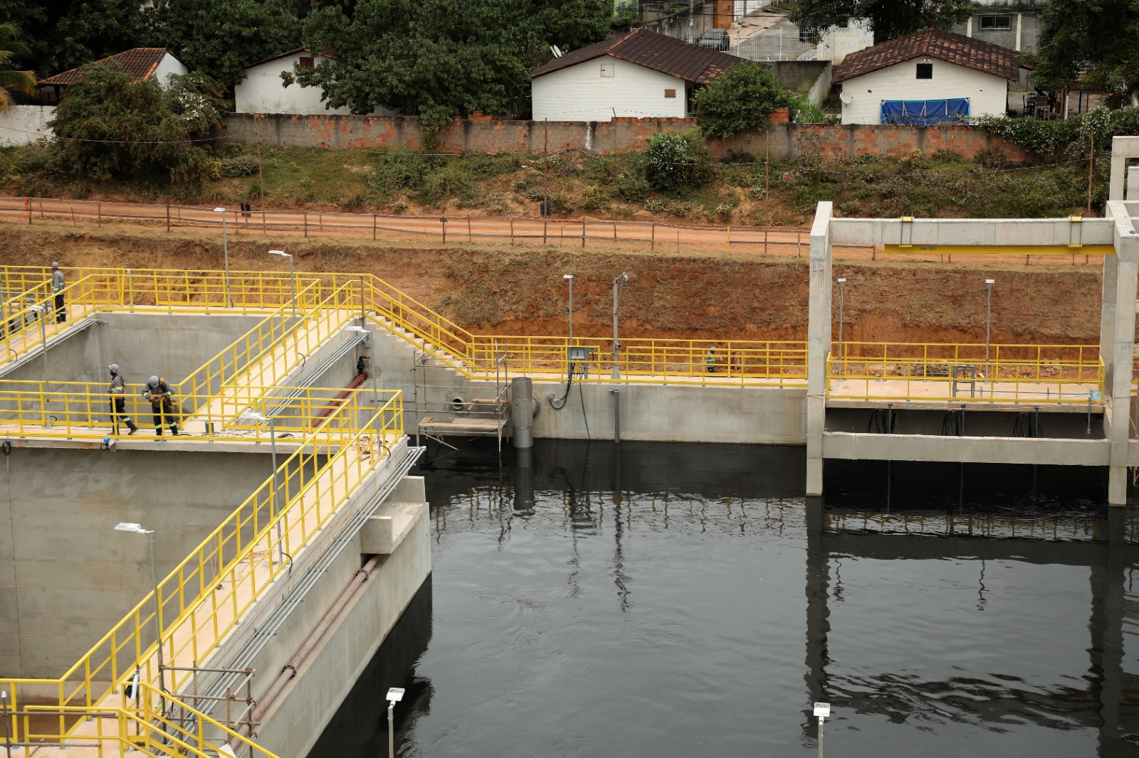 Estacao de Tratamento de Esgoto de Bangu em operacao (Foto_Fabio_Motta_Prefeitura do Rio)